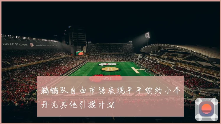鹈鹕队自由市场表现平平续约小乔丹无其他引援计划